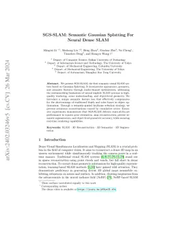 SGS-SLAM: Semantic Gaussian Splatting For Neural Dense SLAM