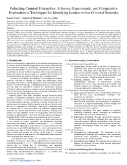 Unlocking Criminal Hierarchies: A Survey, Experimental, and Comparative
  Exploration of Techniques for Identifying Leaders within Criminal Networks