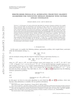 Zeroth-Order primal-dual Alternating Projection Gradient Algorithms for Nonconvex Minimax Problems with Coupled linear Constraints