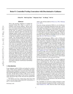 BetterV: Controlled Verilog Generation with Discriminative Guidance