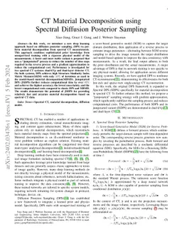 CT Material Decomposition using Spectral Diffusion Posterior Sampling