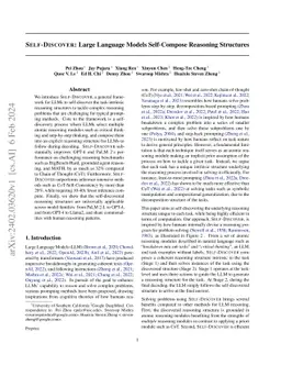 Self-Discover: Large Language Models Self-Compose Reasoning Structures