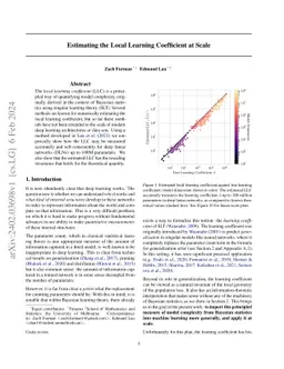 Estimating the Local Learning Coefficient at Scale