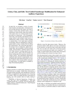Listen, Chat, and Remix: Text-Guided Soundscape Remixing for Enhanced Auditory Experience