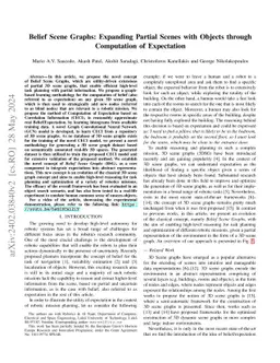 Belief Scene Graphs: Expanding Partial Scenes with Objects through
  Computation of Expectation