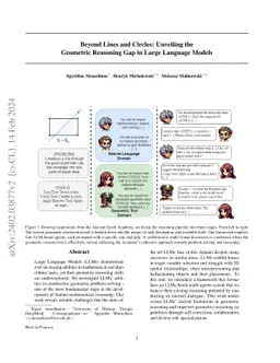 Beyond Lines and Circles: Unveiling the Geometric Reasoning Gap in Large
  Language Models