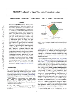 MOMENT: A Family of Open Time-series Foundation Models