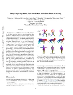 Deep Frequency-Aware Functional Maps for Robust Shape Matching