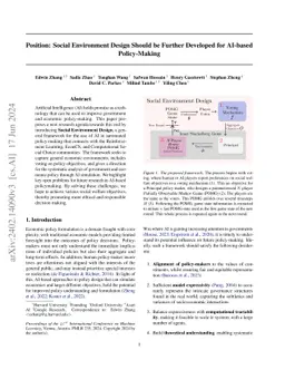 Social Environment Design