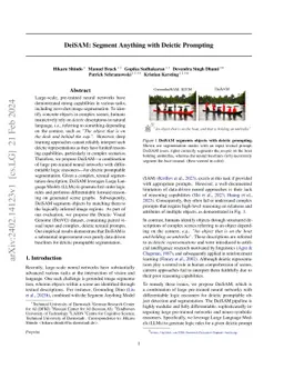 DeiSAM: Segment Anything with Deictic Prompting