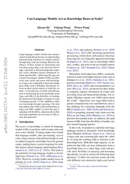 Can Language Models Act as Knowledge Bases at Scale?