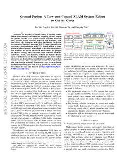 Ground-Fusion: A Low-cost Ground SLAM System Robust to Corner Cases