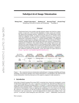 Subobject-level Image Tokenization