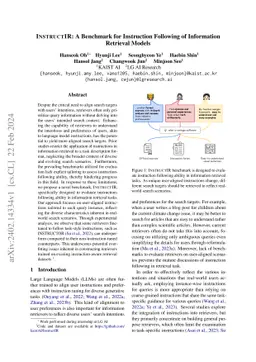 INSTRUCTIR: A Benchmark for Instruction Following of Information
  Retrieval Models