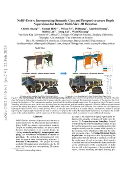 NeRF-Det++: Incorporating Semantic Cues and Perspective-aware Depth
  Supervision for Indoor Multi-View 3D Detection