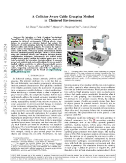 A Collision-Aware Cable Grasping Method in Cluttered Environment