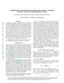 PeriodGrad: Towards Pitch-Controllable Neural Vocoder Based on a
  Diffusion Probabilistic Model