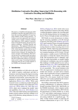 Distillation Contrastive Decoding: Improving LLMs Reasoning with
  Contrastive Decoding and Distillation