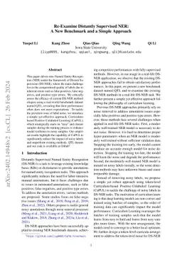 Re-Examine Distantly Supervised NER: A New Benchmark and a Simple
  Approach