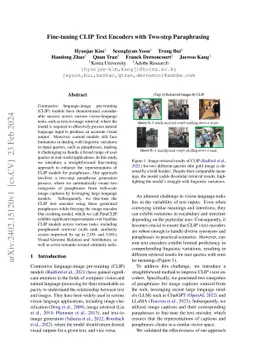 Fine-tuning CLIP Text Encoders with Two-step Paraphrasing