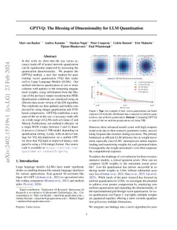 GPTVQ: The Blessing of Dimensionality for LLM Quantization