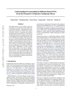 Understanding Oversmoothing in Diffusion-Based GNNs From the Perspective of Operator Semigroup Theory