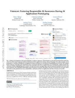 Farsight: Fostering Responsible AI Awareness During AI Application
  Prototyping