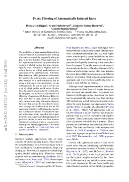 FAIR: Filtering of Automatically Induced Rules