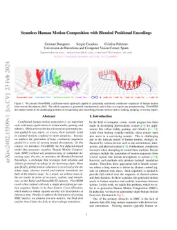 Seamless Human Motion Composition with Blended Positional Encodings