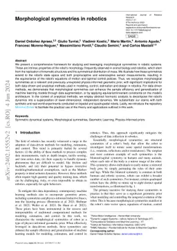 Morphological Symmetries in Robotics