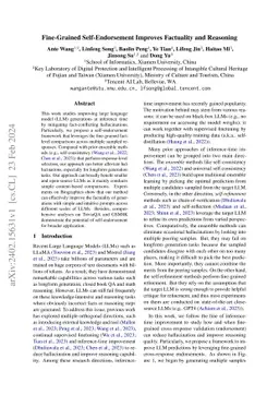 Fine-Grained Self-Endorsement Improves Factuality and Reasoning