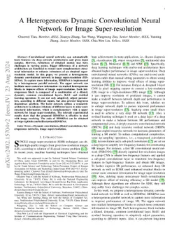 Adaptive Convolutional Neural Network for Image Super-resolution