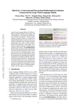 Hal-Eval: A Universal and Fine-grained Hallucination Evaluation
  Framework for Large Vision Language Models