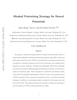 Pretraining Strategy for Neural Potentials
