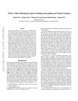 ViSTec: Video Modeling for Sports Technique Recognition and Tactical
  Analysis