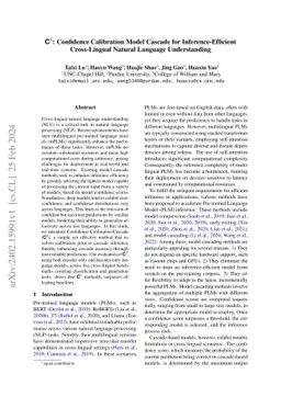 $C^3$: Confidence Calibration Model Cascade for Inference-Efficient
  Cross-Lingual Natural Language Understanding