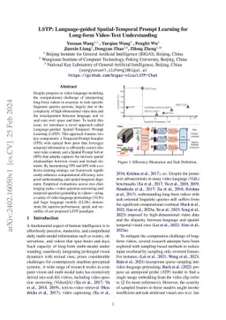 LSTP: Language-guided Spatial-Temporal Prompt Learning for Long-form
  Video-Text Understanding
