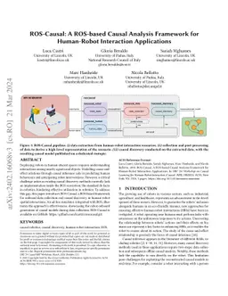 ROS-Causal: A ROS-based Causal Analysis Framework for Human-Robot
  Interaction Applications