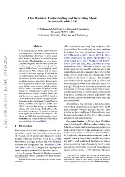 ChatMusician: Understanding and Generating Music Intrinsically with LLM