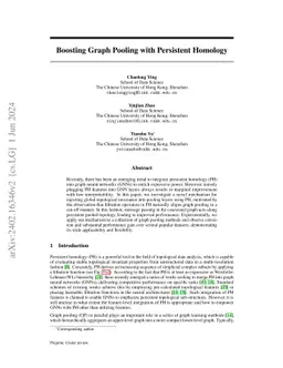 Boosting Graph Pooling with Persistent Homology