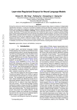 Layer-wise Regularized Dropout for Neural Language Models