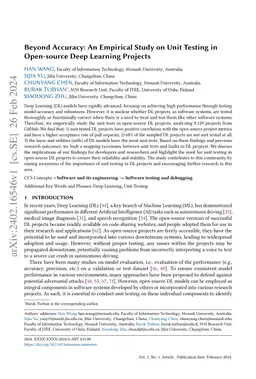 Beyond Accuracy: An Empirical Study on Unit Testing in Open-source Deep
  Learning Projects