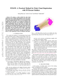 PCR-99: A Practical Method for Point Cloud Registration with 99%
  Outliers