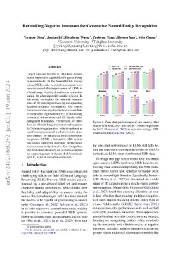 Rethinking Negative Instances for Generative Named Entity Recognition