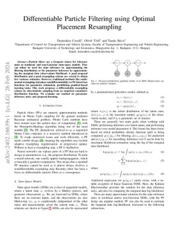 Differentiable Particle Filtering using Optimal Placement Resampling
