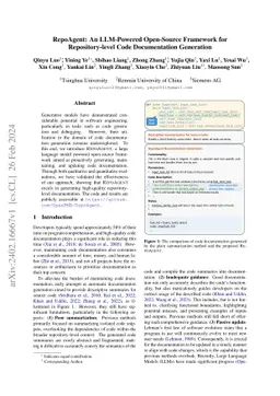 RepoAgent: An LLM-Powered Open-Source Framework for Repository-level
  Code Documentation Generation