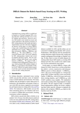 DREsS: Dataset for Rubric-based Essay Scoring on EFL Writing