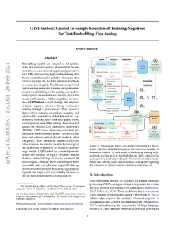 GISTEmbed: Guided In-sample Selection of Training Negatives for Text
  Embedding Fine-tuning