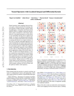Neural Operators with Localized Integral and Differential Kernels