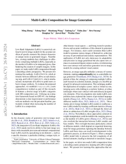 Multi-LoRA Composition for Image Generation